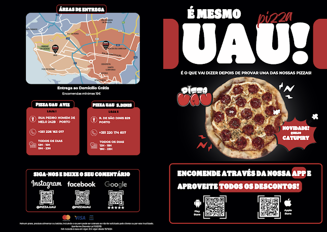 Comentarii opinii despre PIZZA UAU - S.DINIS