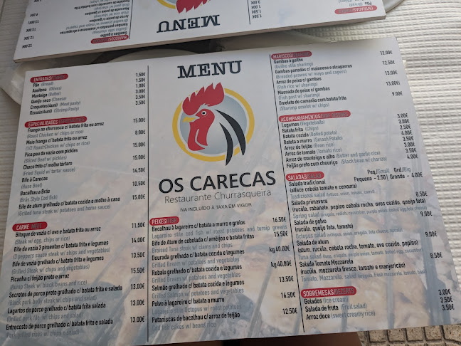 Opinii despre Carecas în Costa da Caparica - Gastronomia e hotelaria