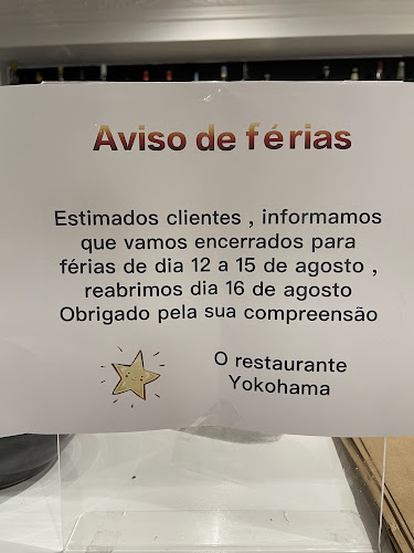 Comentarii opinii despre Restaurante Japonês - YOKOHAMA
