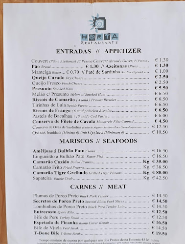 Opinii despre O Horta în Olhão - Gastronomia e hotelaria