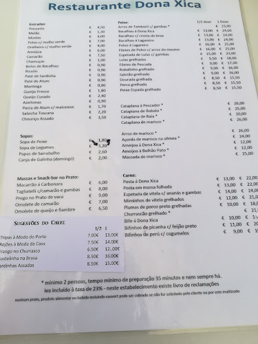 Dona Xica Restaurante - Cortegaça