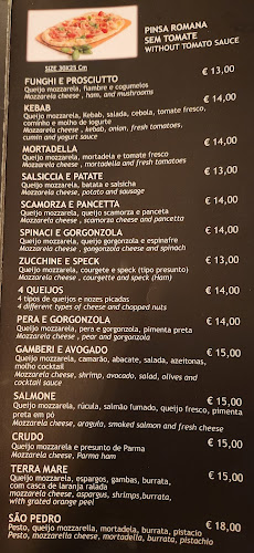 São Pedro Fusion Restaurant cozinha portuguesa e brasileira Pinseria Romana - Faro