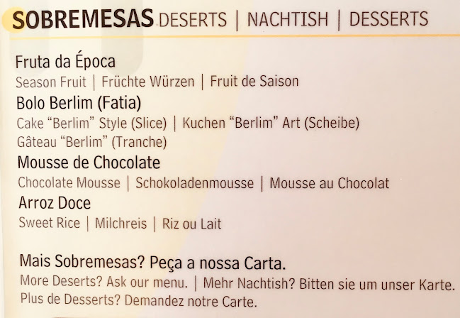 Opinii despre Berlim în Lagos - Gastronomia e hotelaria