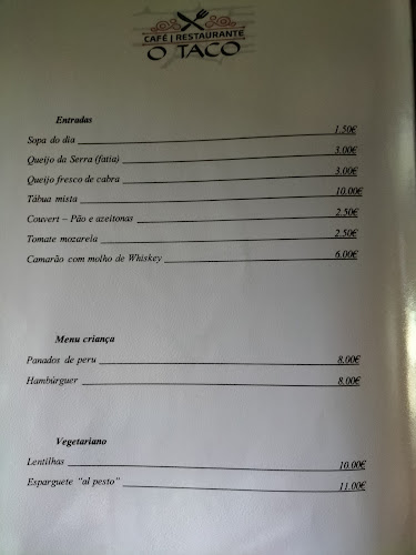 Opinii despre O Taco în Celorico da Beira - Gastronomia e hotelaria