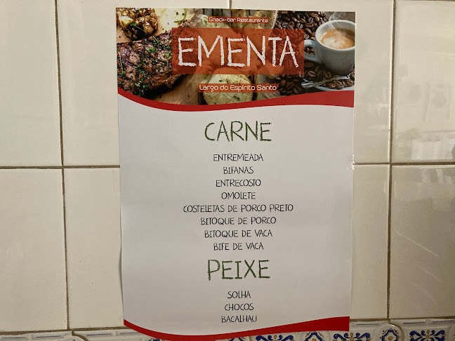 Opinii despre Snack-Bar Largo do Espírito Santo în Castelo Branco - Gastronomia e hotelaria