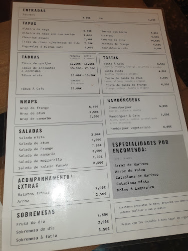 Opinii despre Cais Wine&Tapas Bar în Quarteira - Gastronomia e hotelaria