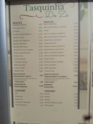 Comentarii opinii despre A Tasquinha do Zé