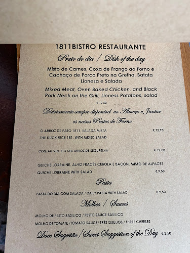 Opinii despre 1811 Bistro *Restaurante* în Funchal - Gastronomia e hotelaria