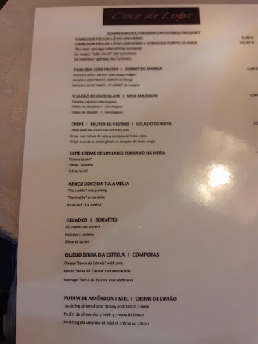 Restaurante Cova da Loba Phone number