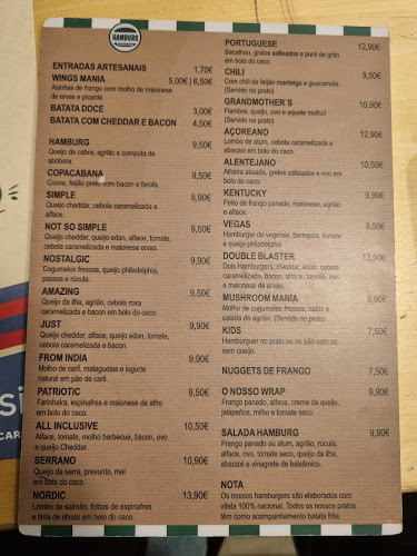 Hamburg The Burger House - Gastronomia e hotelaria