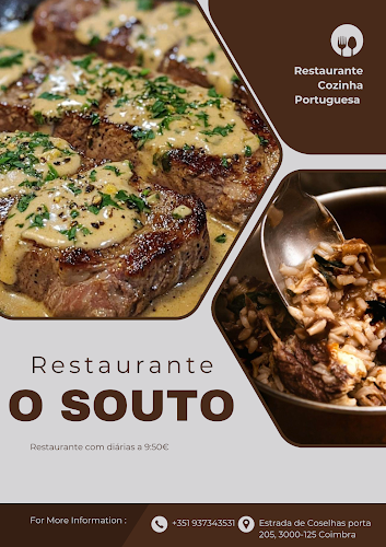 Opinii despre Restaurante O Souto în Coimbra - Gastronomia e hotelaria