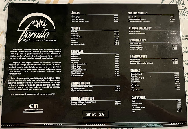 Fornito - restaurante e pizzaria - Gastronomia e hotelaria