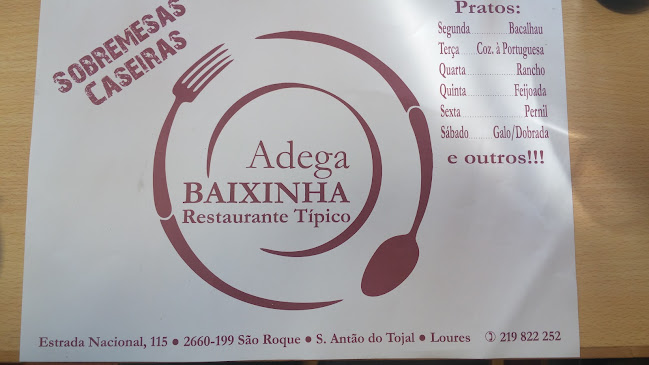 Comentarii opinii despre Adega Baixinha