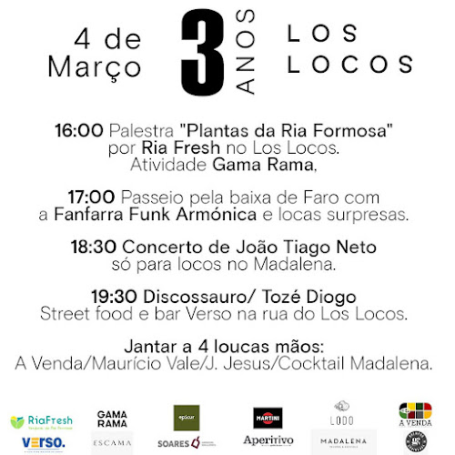 Los Locos Faro - Gastronomia e hotelaria