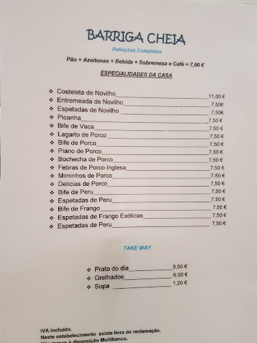 Restaurante Barriga Cheia - Samouco