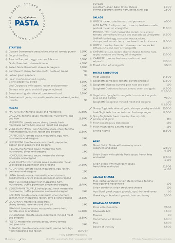 Opinii despre Miss Pasta în Alvor - Gastronomia e hotelaria