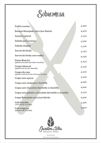 Restaurante Jardim da Vila - Cela