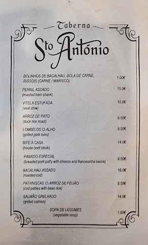 Opinii despre Taberna Santo António în Porto - Gastronomia e hotelaria