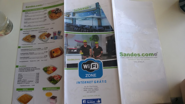 Sandes.come ( kebab , Francesinha , Hamburguer , Baguetes , Saladas , Pratos Combinados , Sopas , Snack Bar com fast food ) - Valença