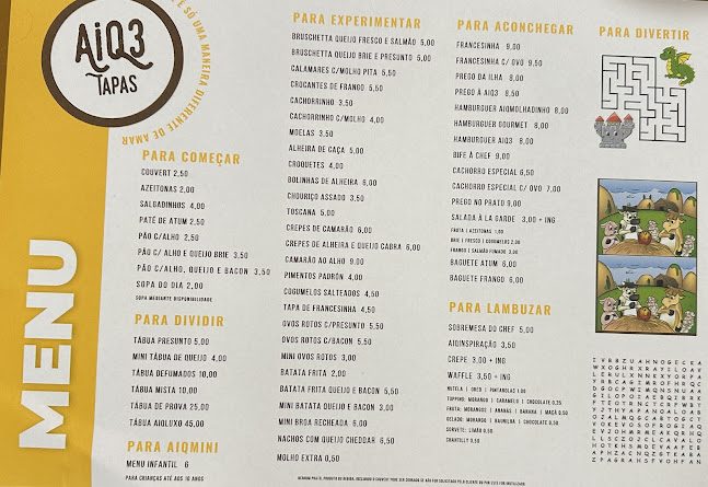 Aiq3 Tapas - Gastronomia e hotelaria