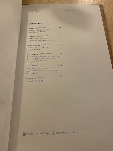 éLeBê Centro - Gastronomia e hotelaria