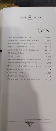 Comentarii opinii despre Manjar do Douro