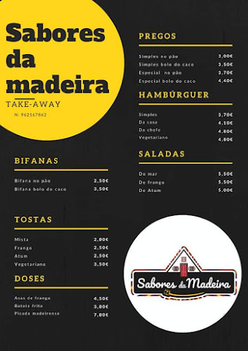 Opinii despre Sabores da Madeira în Gafanha da Encarnação - Gastronomia e hotelaria