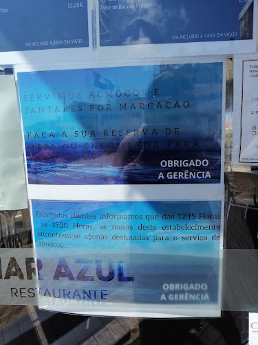 Comentarii opinii despre Restaurante Mar Azul