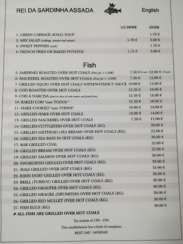 Opinii despre Rei da Sardinha Assada în Matosinhos - Gastronomia e hotelaria