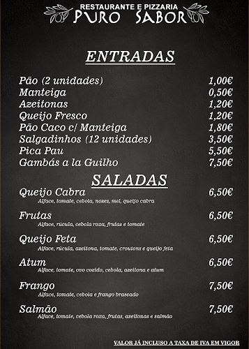 Opinii despre Restaurante e Pizzaria Puro Sabor în Torres Vedras - Gastronomia e hotelaria