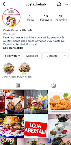 Costa Kebab & Pizzaria - Costa da Caparica